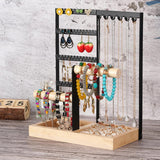 Maxbell Jewelry Necklace Earring Display Decorative Storage for Ear Stud Home Office