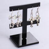 Maxbell Earring T Bar Stand Hanging Jewelry Organizer Stud Earring Display Holder