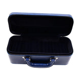 Maxbell Bangle Box Jewelry Case with 15 Slot Inserts Organizer for Women Men Girls Blue