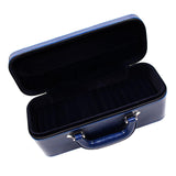 Maxbell Bangle Box Jewelry Case with 15 Slot Inserts Organizer for Women Men Girls Blue