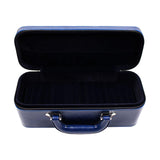 Maxbell Bangle Box Jewelry Case with 15 Slot Inserts Organizer for Women Men Girls Blue