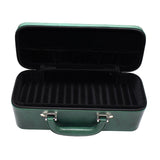 Maxbell Bangle Box Jewelry Case with 15 Slot Inserts Organizer for Women Men Girls Green