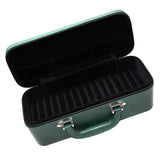 Maxbell Bangle Box Jewelry Case with 15 Slot Inserts Organizer for Women Men Girls Green