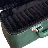 Maxbell Bangle Box Jewelry Case with 15 Slot Inserts Organizer for Women Men Girls Green