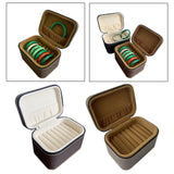 Maxbell 7 Slots Bangle Box Gifts Storage Box for Engagement Wedding Anniversary Beige
