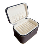 Maxbell 7 Slots Bangle Box Gifts Storage Box for Engagement Wedding Anniversary Beige