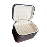Maxbell 7 Slots Bangle Box Gifts Storage Box for Engagement Wedding Anniversary Beige