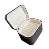 Maxbell 7 Slots Bangle Box Gifts Storage Box for Engagement Wedding Anniversary Beige