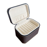 Maxbell 7 Slots Bangle Box Gifts Storage Box for Engagement Wedding Anniversary Beige
