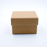 Maxbell 4 Pieces Kraft Watch Storage Box Single Slot Showcase Gifts Protective