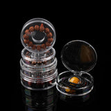 Maxbell Round Bracelet Bangle Gift Box Transparent Portable for Show Retail Store