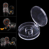 Maxbell Round Bracelet Bangle Gift Box Transparent Portable for Show Retail Store