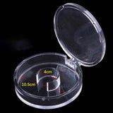 Maxbell Round Bracelet Bangle Gift Box Transparent Portable for Show Retail Store