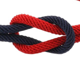 Maxbell Rope Bracelet Gifts Concentric Knot Braided for Couples Teens 20cm Red Navy