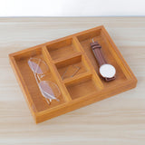 Maxbell Wooden Jewelry Display Tray Divider Box for Accessories Bedroom Drawer