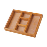 Maxbell Wooden Jewelry Display Tray Divider Box for Accessories Bedroom Drawer