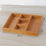 Maxbell Wooden Jewelry Display Tray Divider Box for Accessories Bedroom Drawer