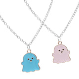 Maxbell 2Pcs Couple Pendant Necklaces Creative Decorate for Party Valentine'S Day