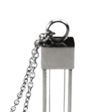 Maxbell Durable Memorial Urn Necklace Rustproof Waterproof Fashion for Birthday Cuboid