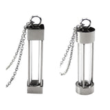 Maxbell Durable Memorial Urn Necklace Rustproof Waterproof Fashion for Birthday Cuboid