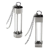 Maxbell Durable Memorial Urn Necklace Rustproof Waterproof Fashion for Birthday Cuboid