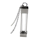 Maxbell Durable Memorial Urn Necklace Rustproof Waterproof Fashion for Birthday Cuboid
