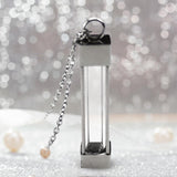 Maxbell Durable Memorial Urn Necklace Rustproof Waterproof Fashion for Birthday Cuboid
