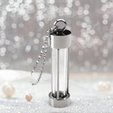 Maxbell Durable Memorial Urn Necklace Rustproof Waterproof Fashion for Birthday Cylindrical