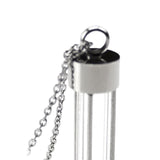 Maxbell Durable Memorial Urn Necklace Rustproof Waterproof Fashion for Birthday Cylindrical
