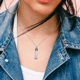 Maxbell Cremation Urn Necklace Perfume Holder Minimalist Openable Bereavement Gift