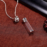 Maxbell Cremation Urn Necklace Perfume Holder Minimalist Openable Bereavement Gift