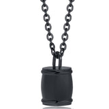 Maxbell Urn Necklace Cremation Jewelry Keepsake for Pet Husband Friends Black