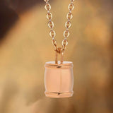 Maxbell Urn Necklace Cremation Jewelry Keepsake for Pet Husband Friends  Rose Gold