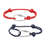 Maxbell Bracelet Handmade Adjustable Classic Chain for Men Women Birthday Holiday Red