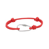 Maxbell Bracelet Handmade Adjustable Classic Chain for Men Women Birthday Holiday Red