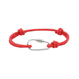 Maxbell Bracelet Handmade Adjustable Classic Chain for Men Women Birthday Holiday Red