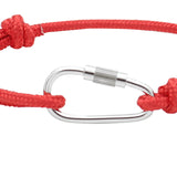 Maxbell Bracelet Handmade Adjustable Classic Chain for Men Women Birthday Holiday Red