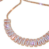 Maxbell Zircon Bracelet Luxury Shining Classic for Girls Graduation Anniversary Gold