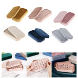 Maxbell Rings Display Holder with Lid Container Velvet for Multiple Rings option 1