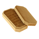Maxbell Rings Display Holder with Lid Container Velvet for Multiple Rings option 1