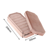 Maxbell Rings Display Holder with Lid Container Velvet for Multiple Rings option 3