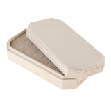 Maxbell Rings Display Holder with Lid Container Velvet for Multiple Rings option 4