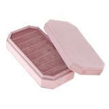 Maxbell Rings Display Holder with Lid Container Velvet for Multiple Rings option 5