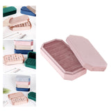 Maxbell Rings Display Holder with Lid Container Velvet for Multiple Rings option 5