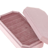 Maxbell Rings Display Holder with Lid Container Velvet for Multiple Rings option 5