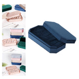 Maxbell Rings Display Holder with Lid Container Velvet for Multiple Rings option 6