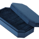 Maxbell Rings Display Holder with Lid Container Velvet for Multiple Rings option 6