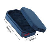 Maxbell Rings Display Holder with Lid Container Velvet for Multiple Rings option 6