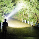 Maxbell Head Light Rechargeable Flashlight Lightweight for Hiking Cycling Gear