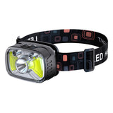 Maxbell Head Light Rechargeable Flashlight Lightweight for Hiking Cycling Gear